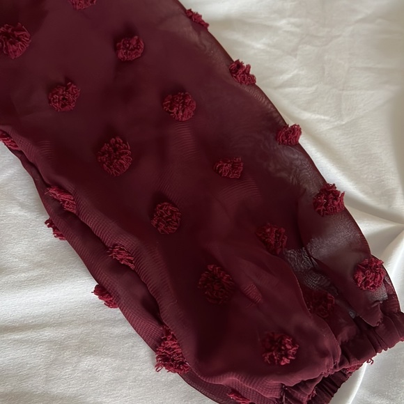 Burgundy Dress - Picture 2 of 2